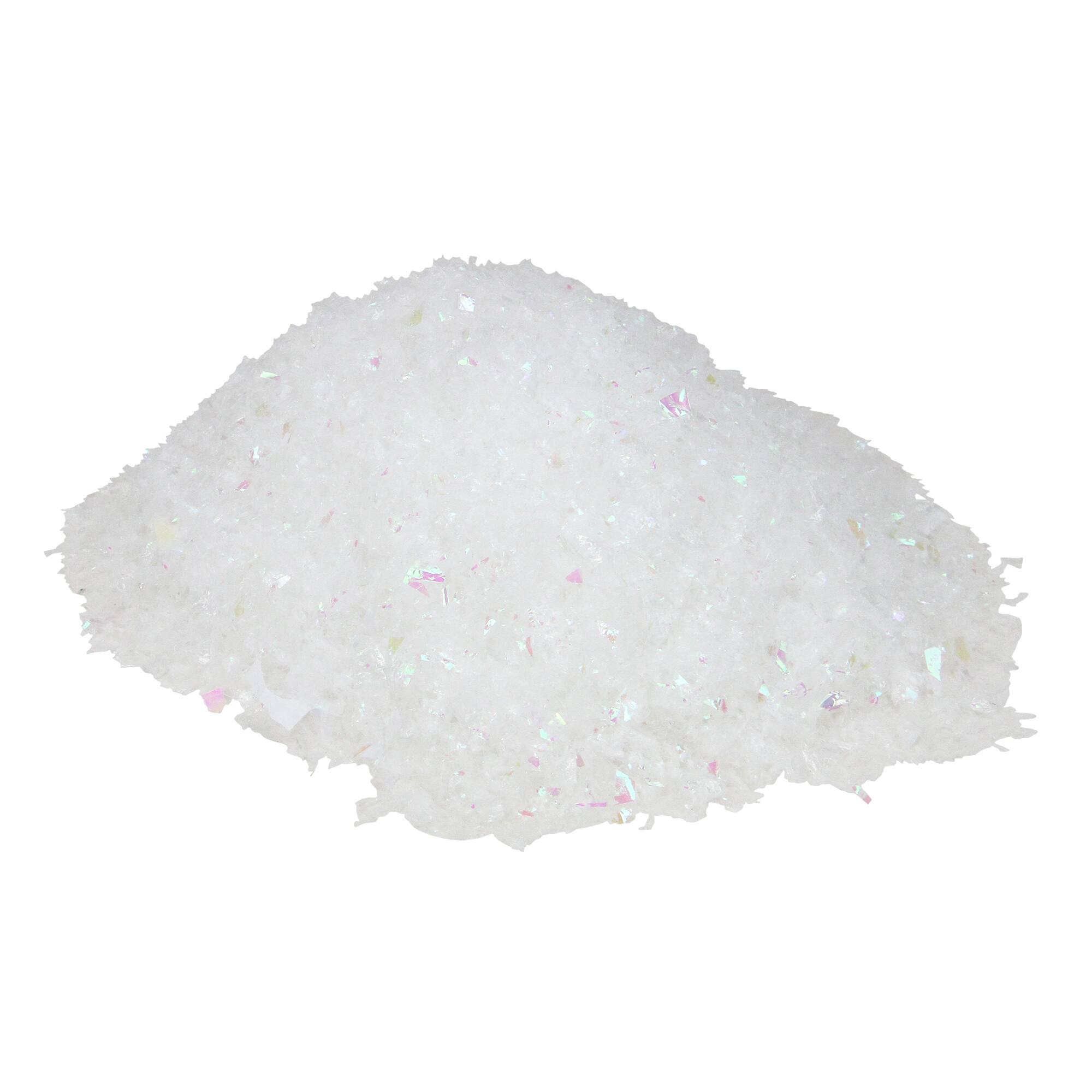 2oz. Iridescent Artificial Snow Twinkle Flakes Christmas Decoration